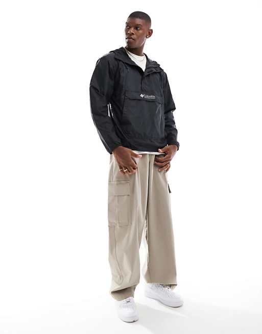 Columbia Challenger II Windbreaker In Black