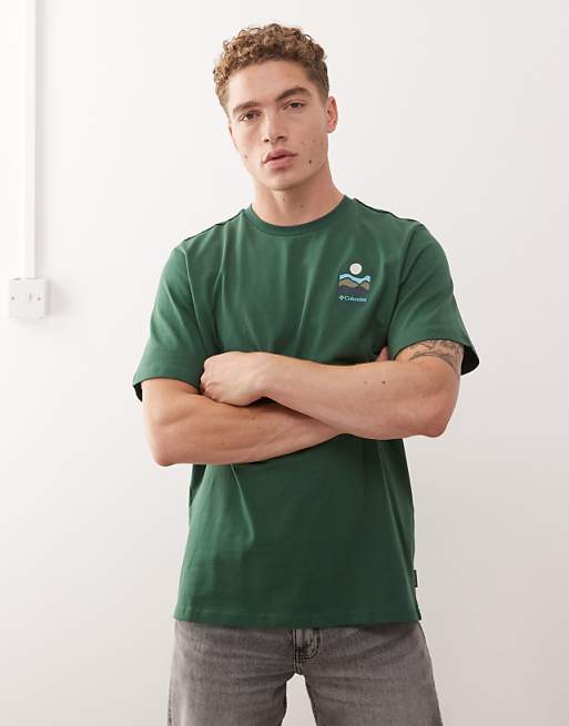 Columbia Explorers Canyon Back T-shirt In Green