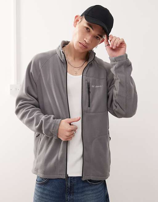 Columbia Fast Trek II Full Zip Tech Fleece In Grey