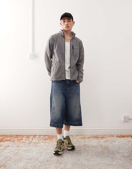 Columbia Fast Trek II full zip tech fleece in grey