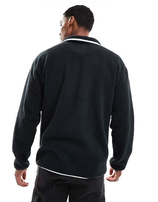 Columbia Helvetia II Half Snap Fleece In Black