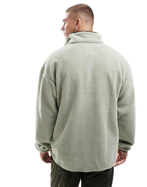 Columbia Helvetia II Half Snap Fleece In Green