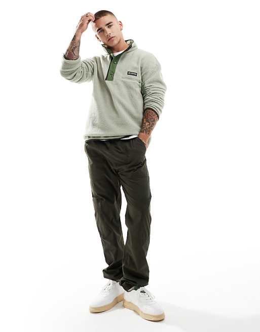 Columbia Helvetia II Half Snap Fleece In Green