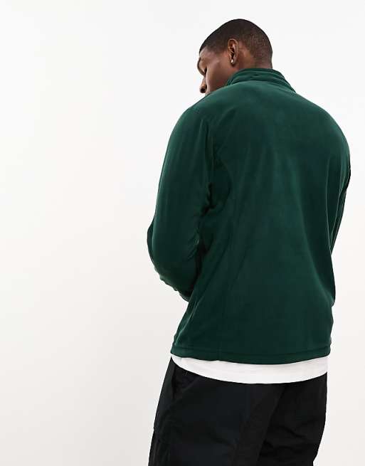 Columbia Klamath II Half Zip Fleece In Dark Green