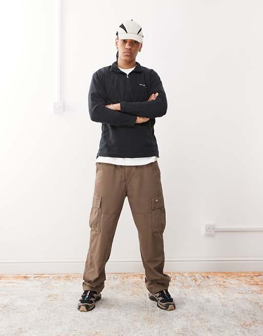 Columbia Klamath Range II Half Zip Fleece In Black