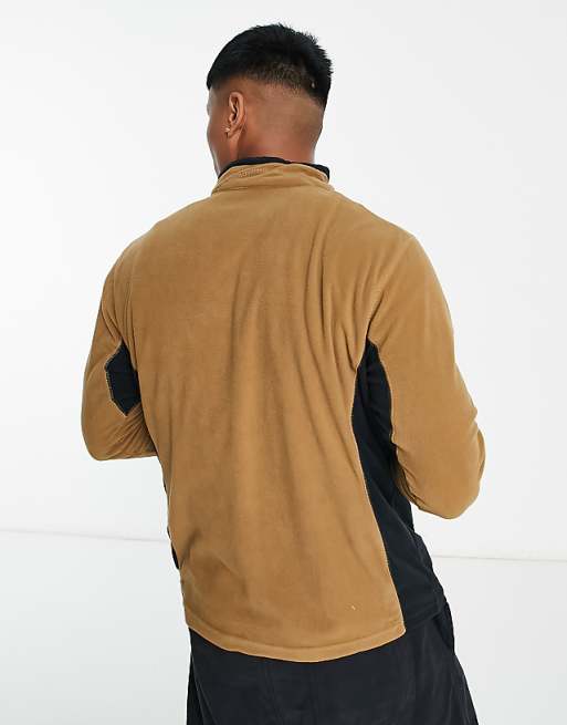Columbia Klamath Range II Half Zip Fleece In Brown