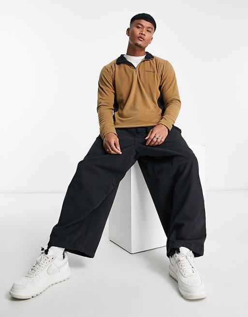 Columbia Klamath Range II Half Zip Fleece In Brown