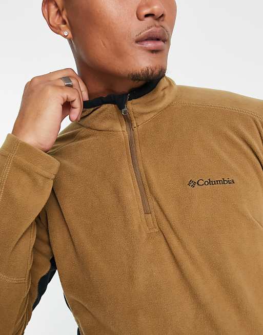 Columbia Klamath Range II Half Zip Fleece In Brown
