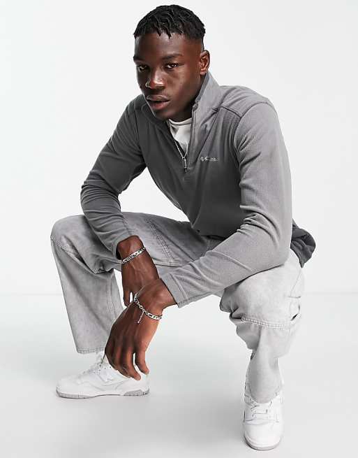 Columbia Klamath Range II Half Zip Fleece In Grey