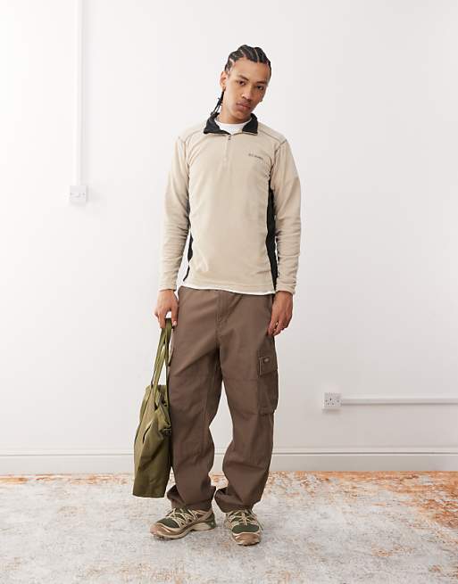 Columbia Klamath Range II Half Zip Fleece In Stone