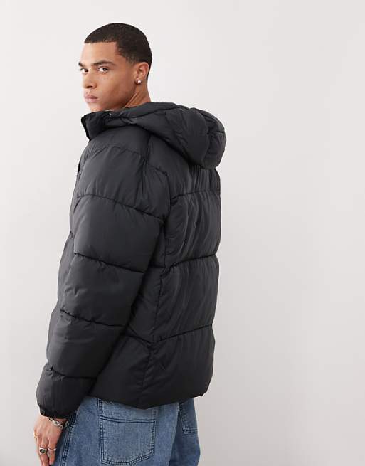 Columbia Puffect II Hooded Jacket In Black