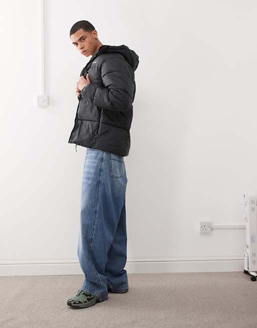 Columbia Puffect II Hooded Jacket In Black