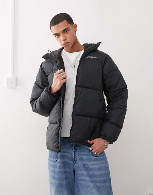 Columbia Puffect II hooded jacket in black