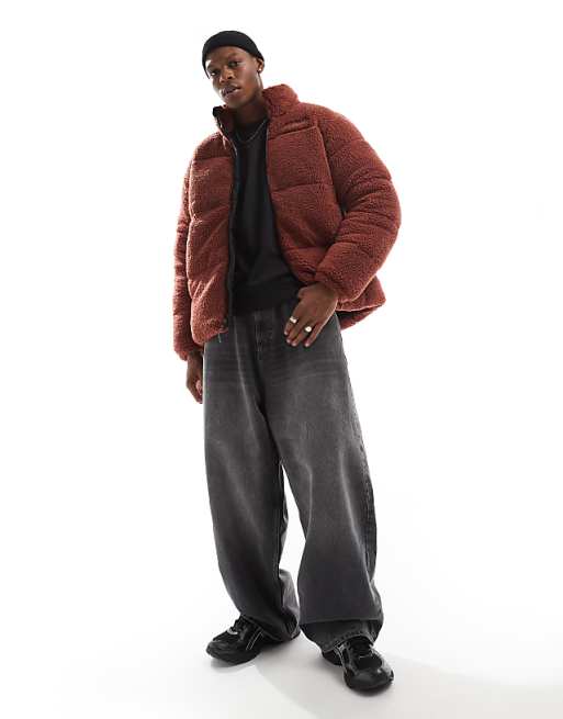 Columbia Puffect III Jacket In Burgundy