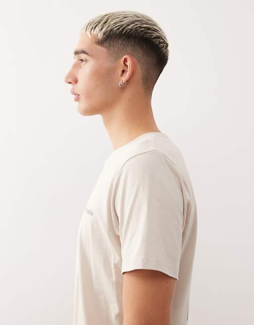 Columbia Rapid Ridge Back Graphic T-shirt In Beige
