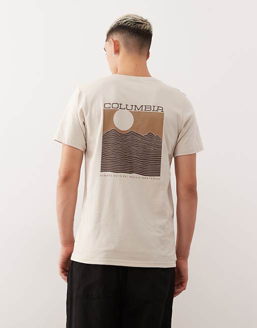 Columbia Rapid Ridge Back graphic t-shirt in beige