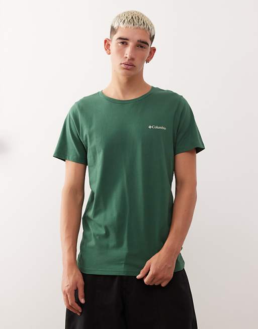 Columbia Rapid Ridge Back Graphic T-shirt In Green