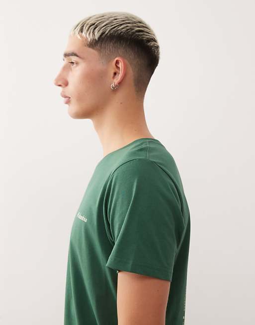 Columbia Rapid Ridge Back Graphic T-shirt In Green