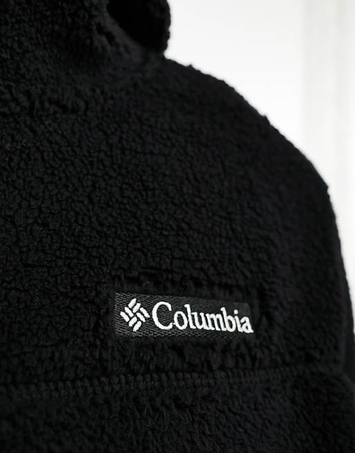 Columbia Rugged Ridge III Fleece Hoodie In Black