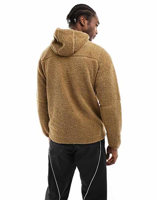 Columbia Rugged Ridge III Fleece Hoodie In Brown