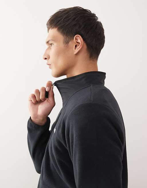 Columbia Sequoia Grove Half Zip Fleece In Black