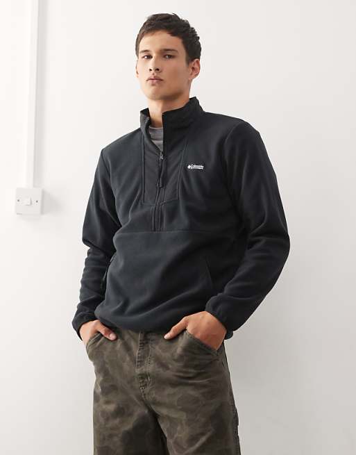 Columbia Sequoia Grove half zip fleece in black