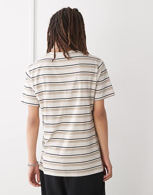 Columbia Somer Slope II Striped T-shirt In Brown