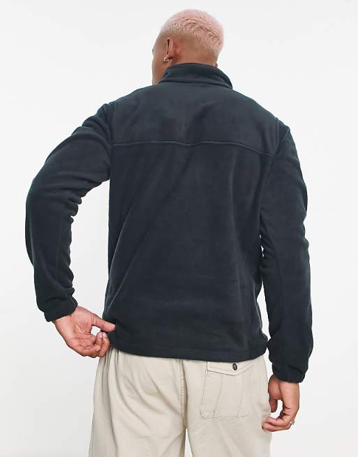 Columbia Steens Mountain Half Zip Fleece In Black
