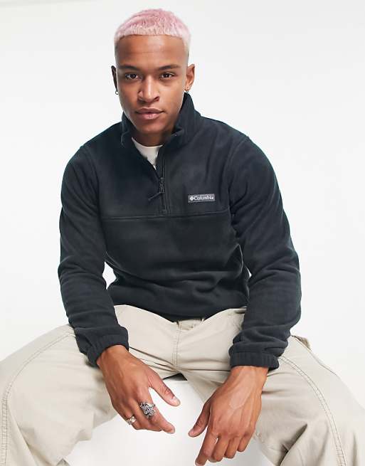Columbia Steens Mountain half zip fleece in black
