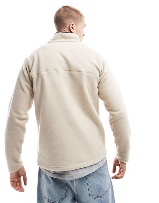 Columbia Steens Mountain II Half Snap Fleece In Cream