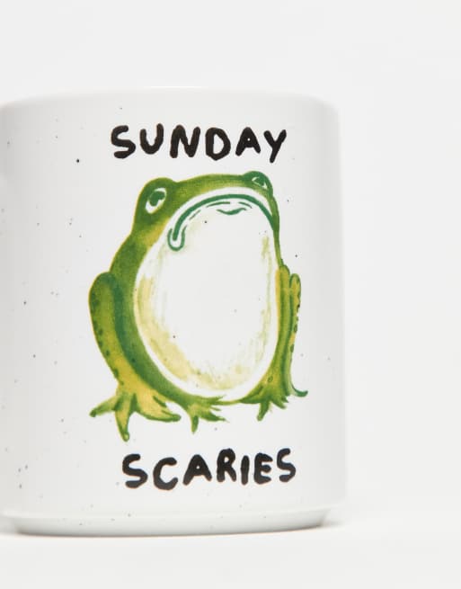 Daisy Street Frog Sunday Scaries Mug