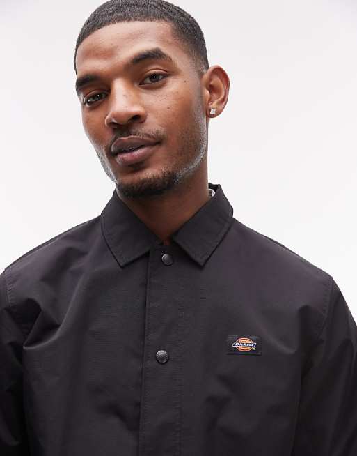 Dickies Oakport Coach Jacket In Black