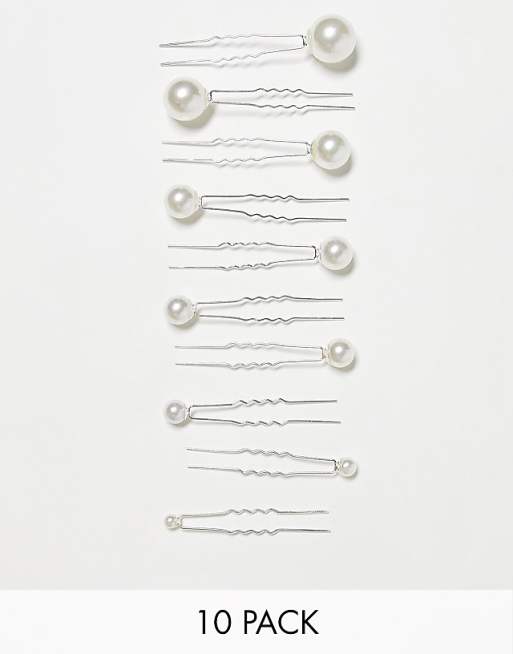 Easilocks Pearl Collection Hair Pins 10 Pack
