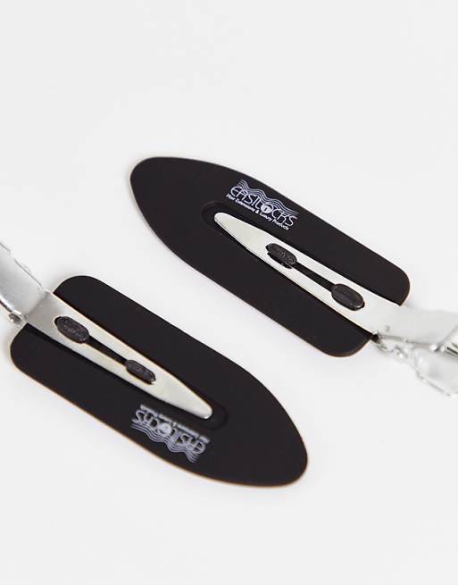 Easilocks Smooth Styling Clips 4 Pack - Black