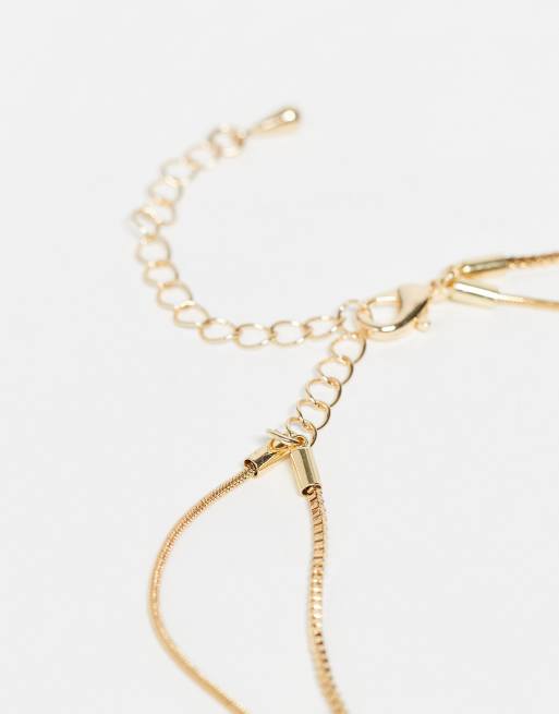 Faded Future Pack Of 2 Chain And Pendant Necklaces In Gold