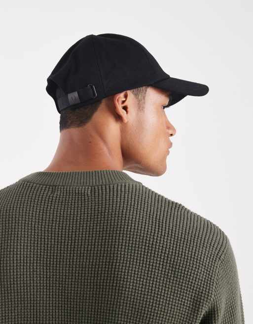 Fred Perry Bold Logo Cap In Black