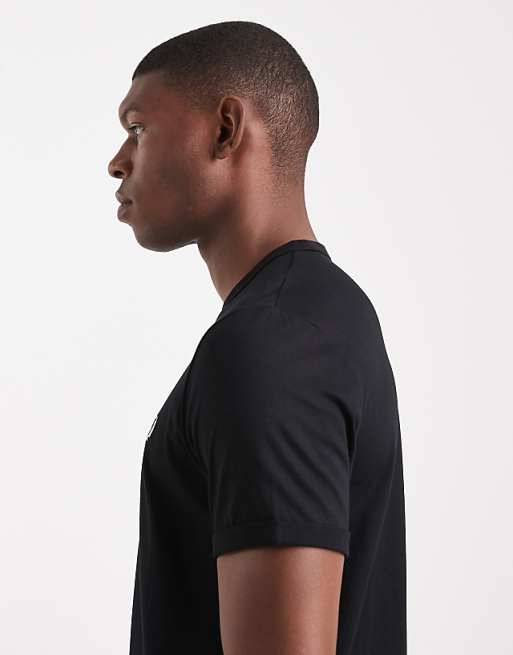 Fred Perry Ringer T-shirt In Black