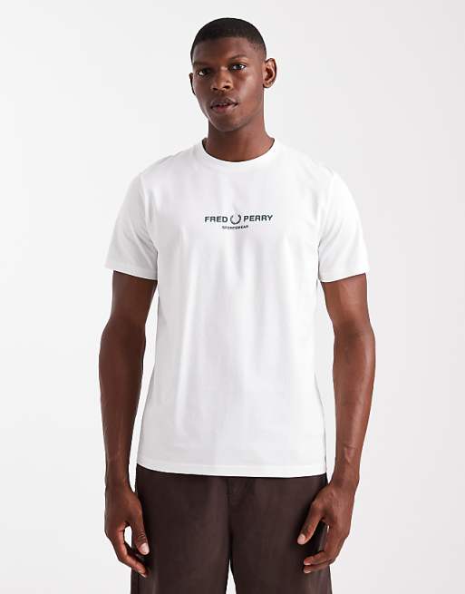 Fred Perry sportswear t-shirt in white
