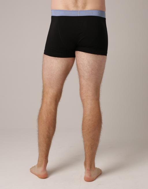 French Connection Pack Of 7 Fcuk Cotton Stretch Boxers In Blue