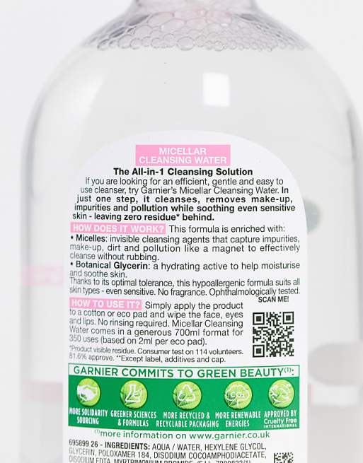Garnier Micellar Water Facial Cleanser Sensitive Skin 700ml