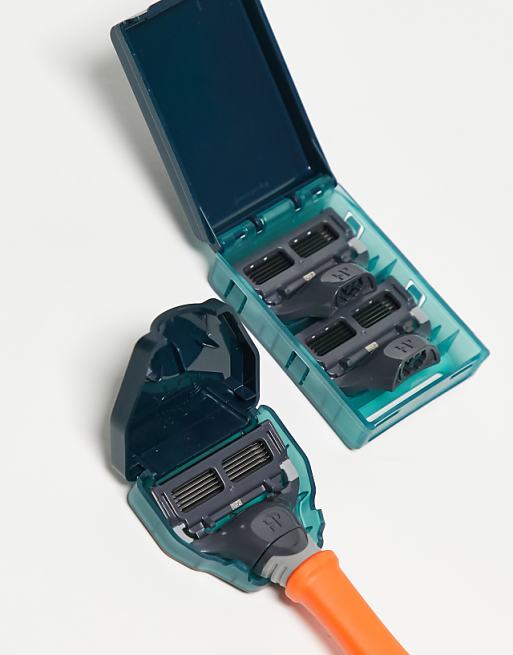 Harry's Bright Orange Truman Shave Set With Shave Gel