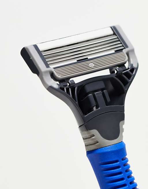 Harry's Truman Razor + Blade In Indigo Blue