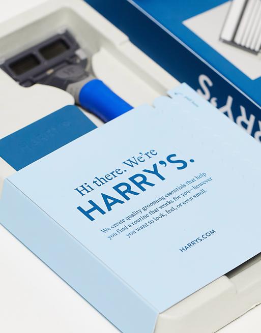 Harry's Truman Razor + Blade In Indigo Blue