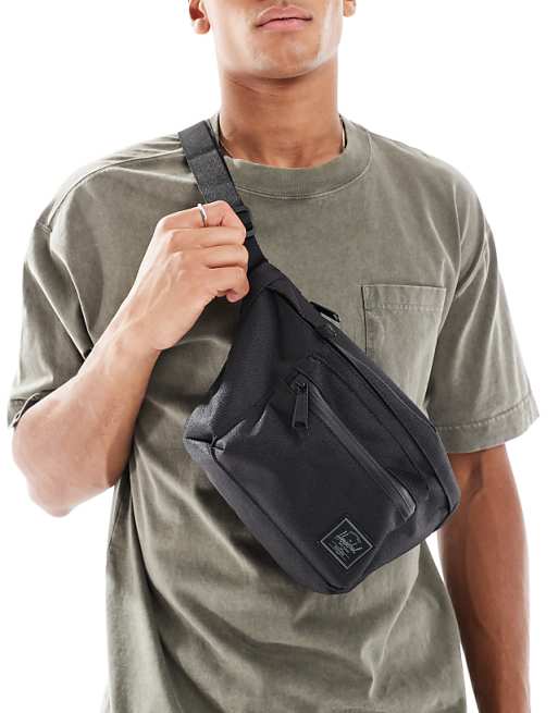 Herschel Supply Co Pop Quiz Crossbody Bumbag In Black