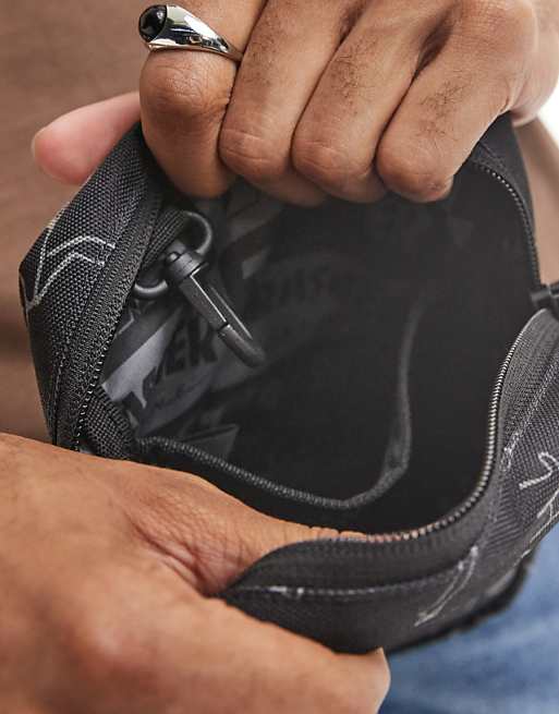 Herschel X Thrasher Heritage Crossbody Bag In Black Print