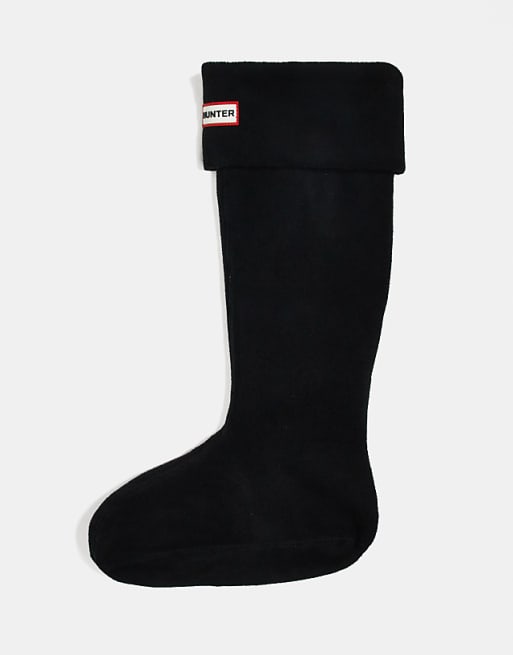 Hunter Unisex Downpour wellington boot socks in black