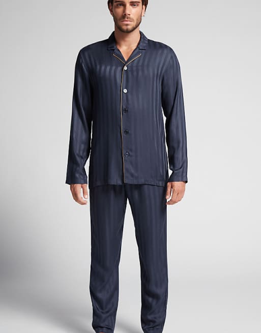 Intimissimi Long modal pyjamas in dark blue