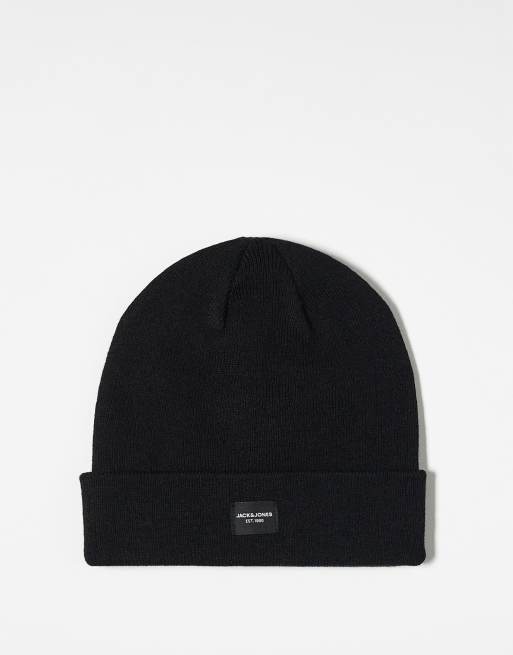 Jack & Jones Beanie And Scarf Gift Box In Burgundy