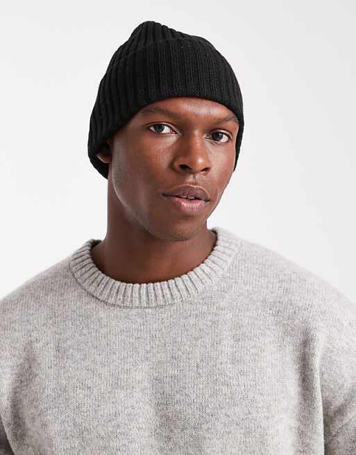 Jack & Jones beanie in black