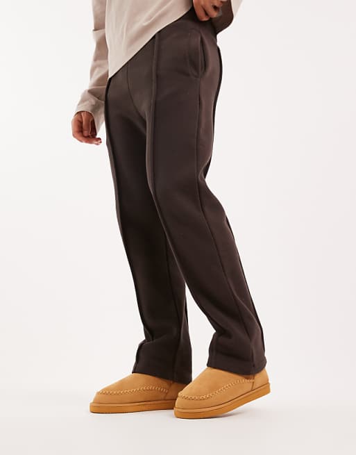 Jack & Jones Chunky Faux Suede Slipper Boot In Tan